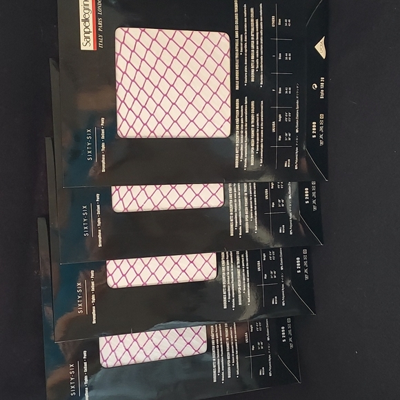 4 Pk NewSanpellegrino Purple/Lavender FISHNET Stockings/Halloween Costume - Picture 3 of 6